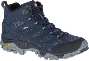 נעלי טיולים מירל לגברים Merrell J12123 MOAB 2 MID GTX Navy