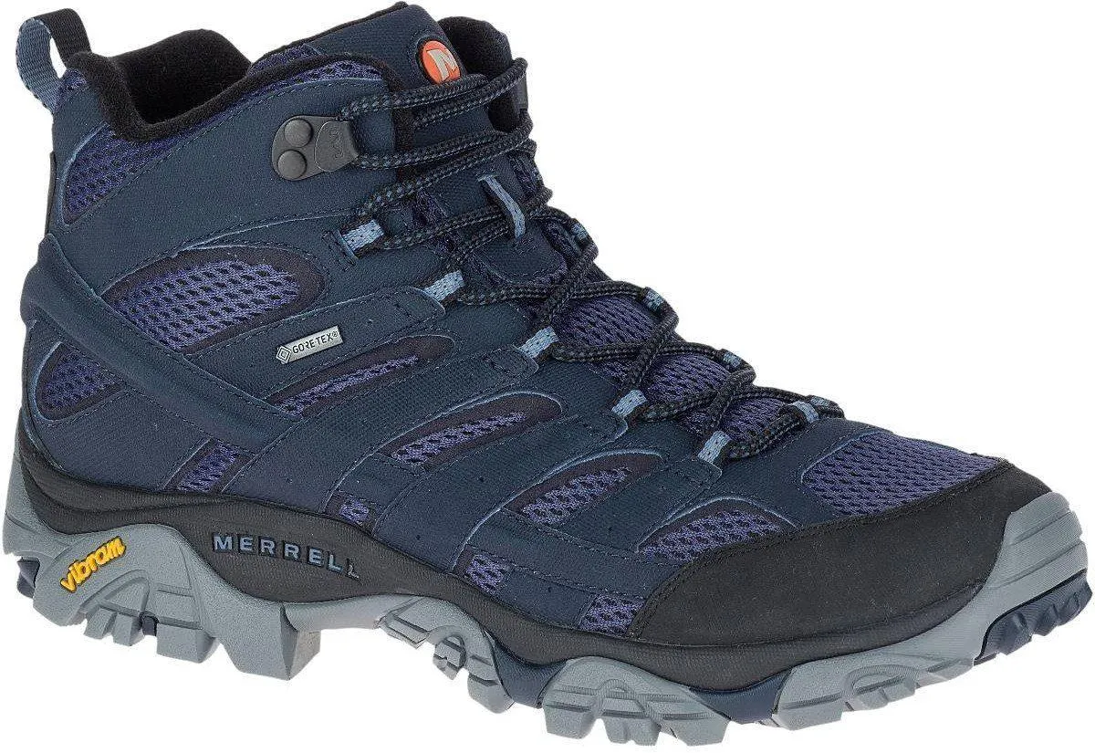 נעלי טיולים מירל לגברים Merrell J12123 MOAB 2 MID GTX Navy