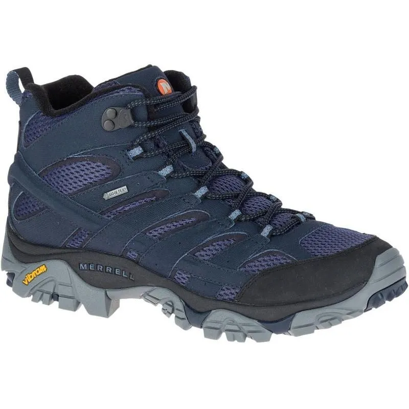 נעלי טיולים מירל לגברים Merrell J12123 MOAB 2 MID GTX Navy