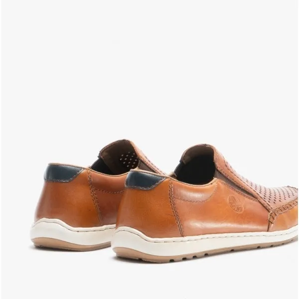 08868-24 Mens Slip On Shoes Tan