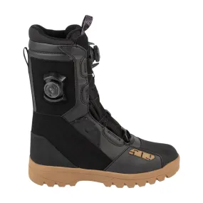509  Mens Raid Double BOA H4 Snowmobile Boots 5Tech Waterproof Snocross Black Gum