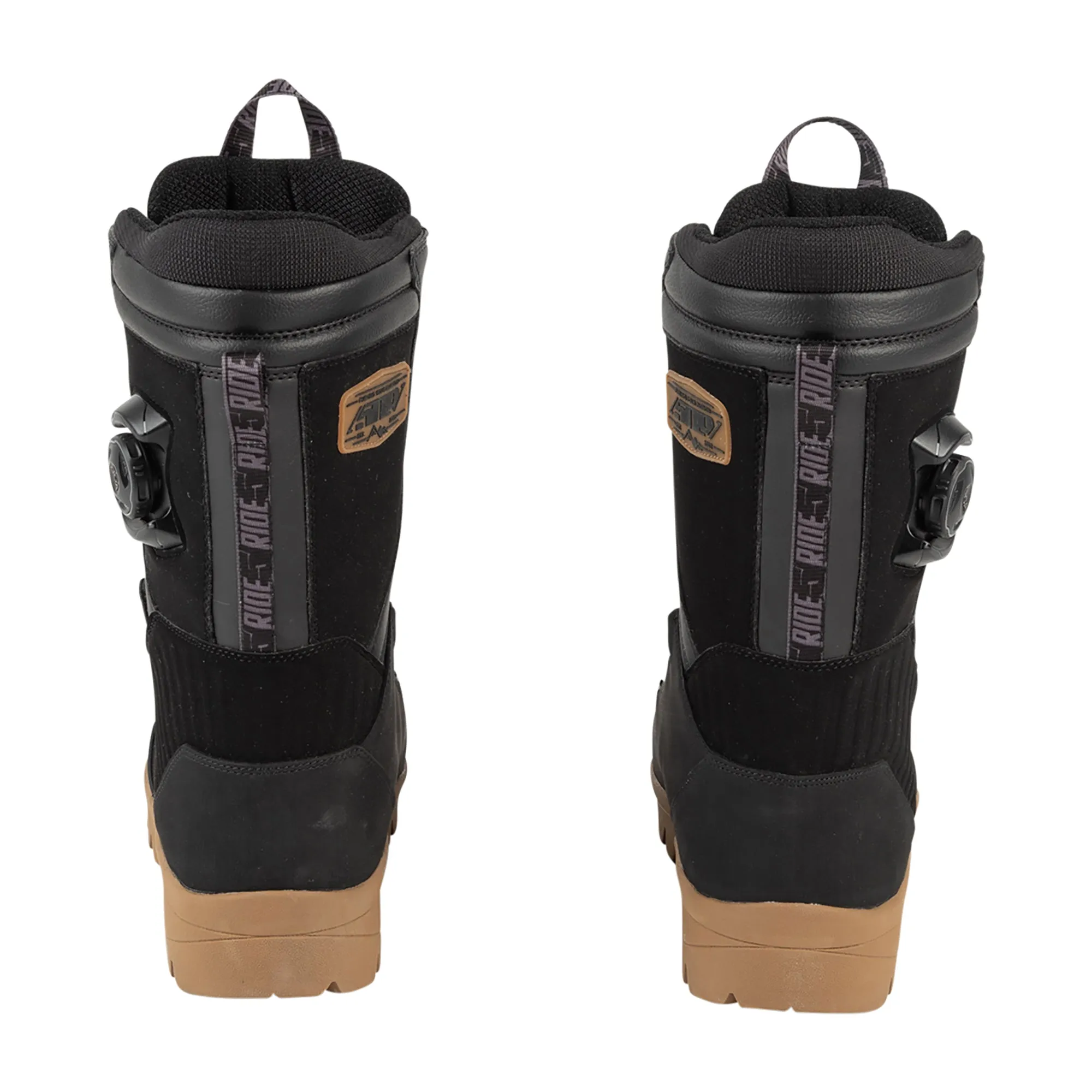 509  Mens Raid Double BOA H4 Snowmobile Boots 5Tech Waterproof Snocross Black Gum