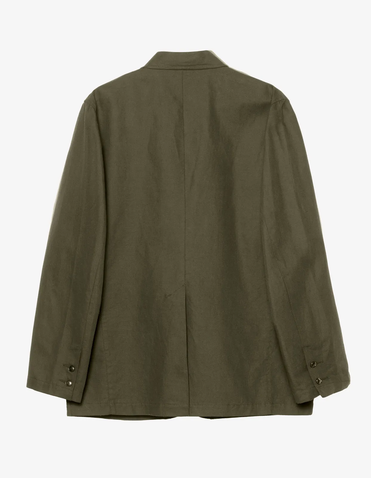 Olive Green Hemp Blazer - Style OG-107F, Sustainable Fashion, Mens Classic Fit