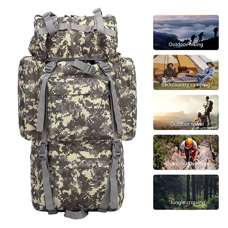 65L Tactical Backpacks Customized Logo Oem/Odm High Strength Tactical Backpack
