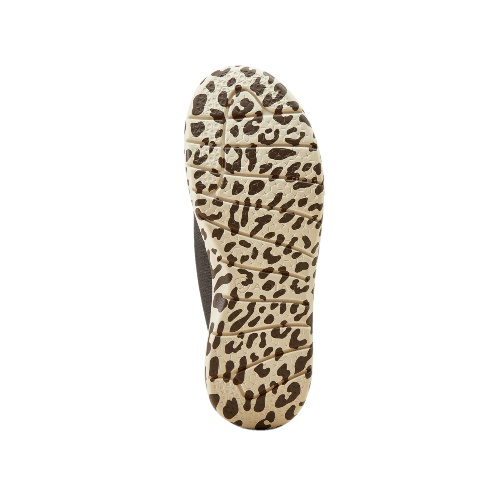 Ariat Ladies Hilo Charcoal Leopard Slip On Shoes 10050925