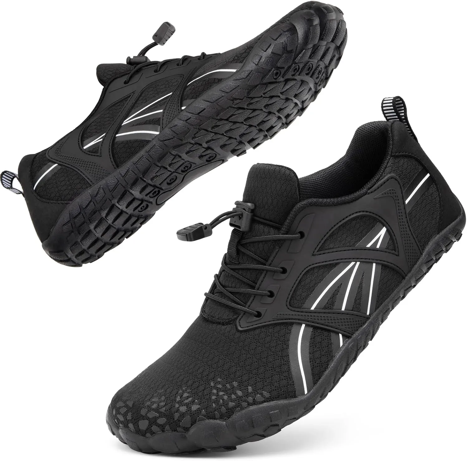 ATHMILE Barefoot Shoes Women Water Shoes Wide Toe Non-Slip Aqua Beach Quick-Dry for Swim Kayak Lake Pool River Hiking Surfing Boating Fishing Diving Cruise Ship Essentials