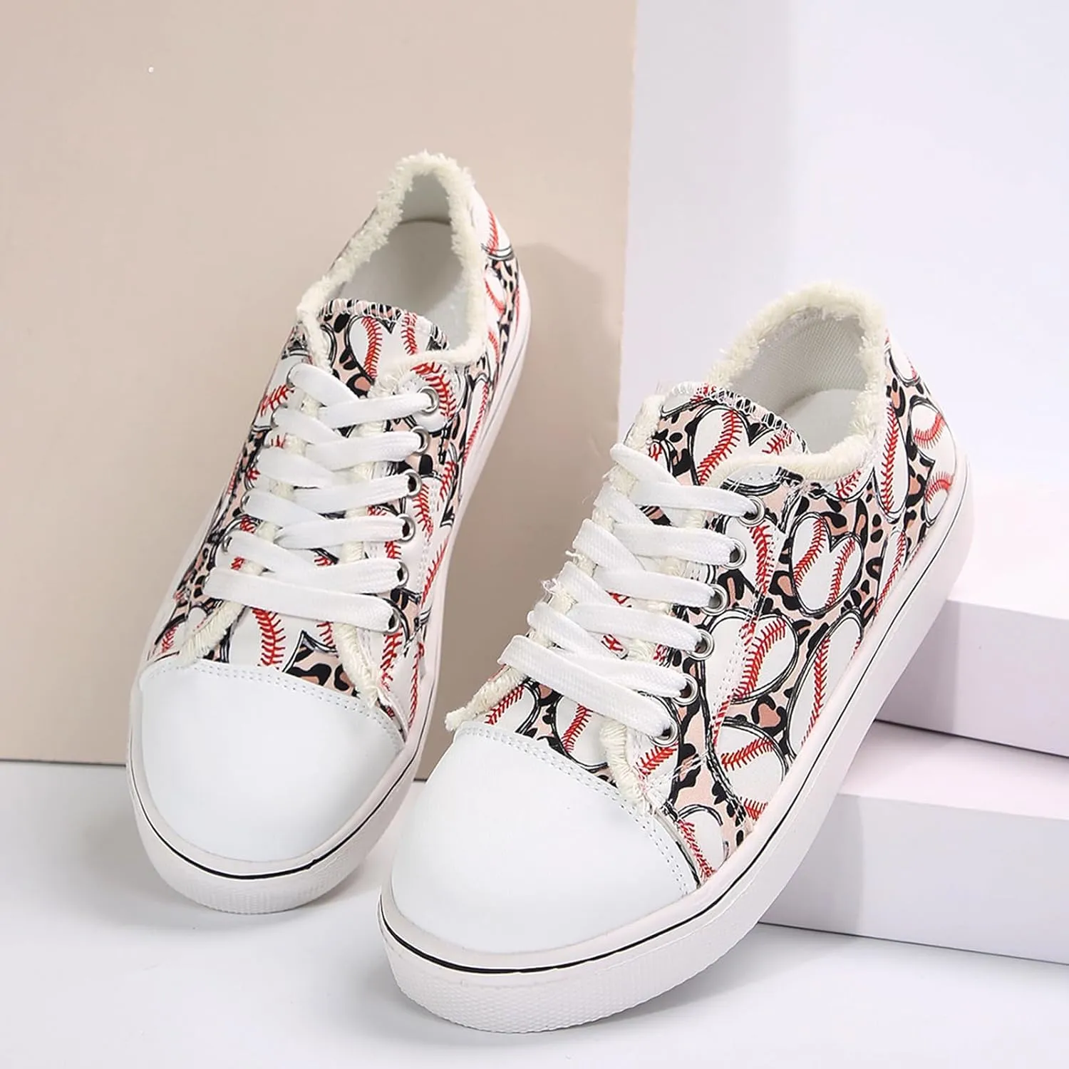 Baseball Shoes Women, Baseball Sneakers Women 2025 for Canvas Sneakers Trendy Casual Walking Shoes Outdoor Walking
