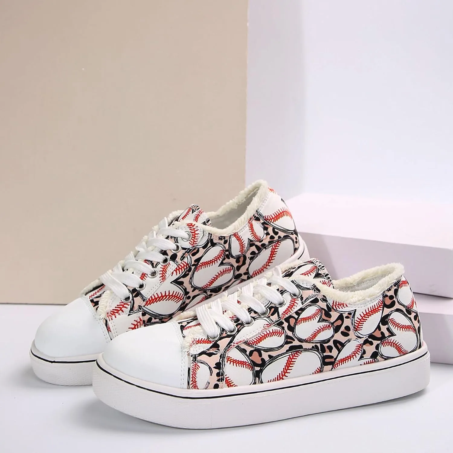 Baseball Shoes Women, Baseball Sneakers Women 2025 for Canvas Sneakers Trendy Casual Walking Shoes Outdoor Walking