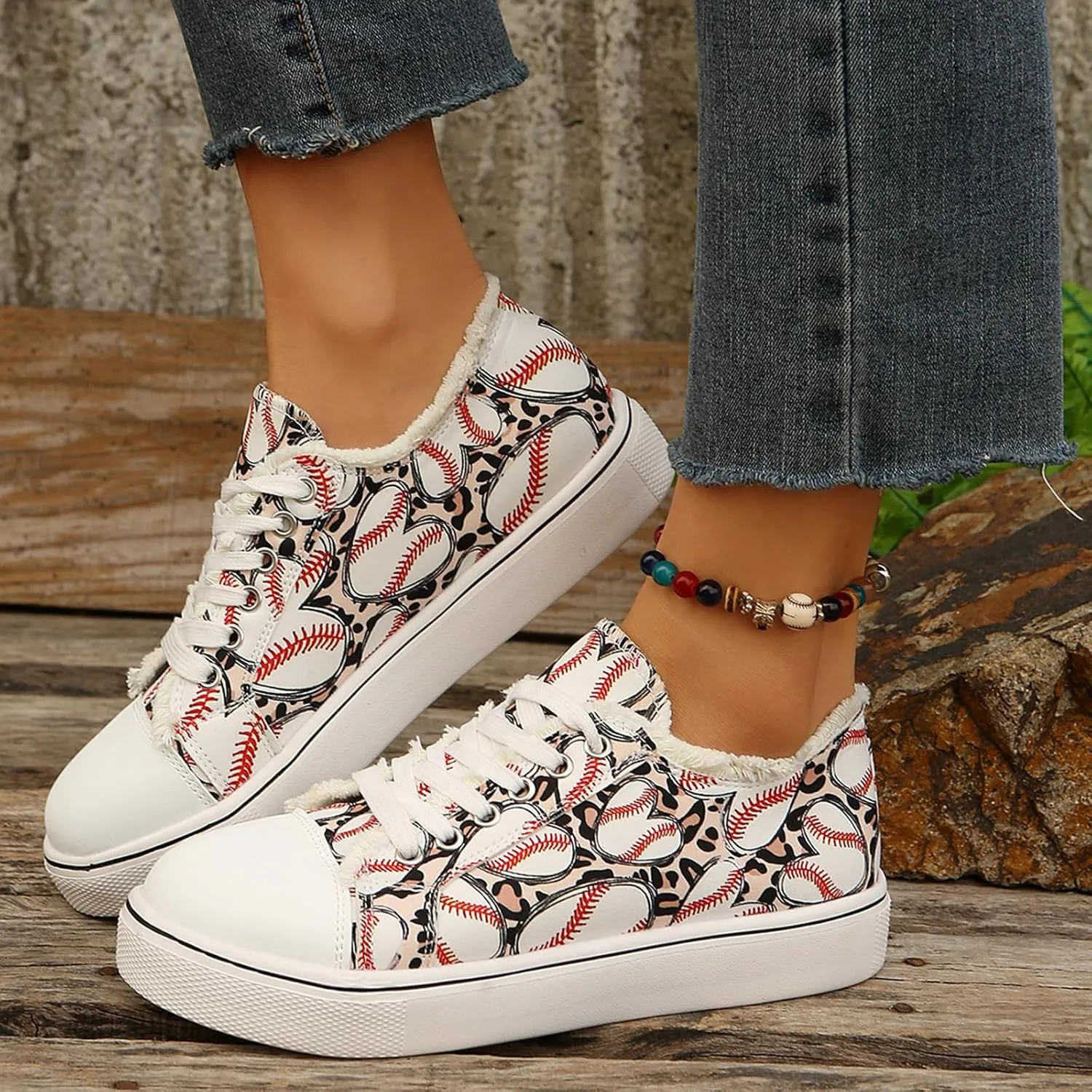 Baseball Shoes Women, Baseball Sneakers Women 2025 for Canvas Sneakers Trendy Casual Walking Shoes Outdoor Walking