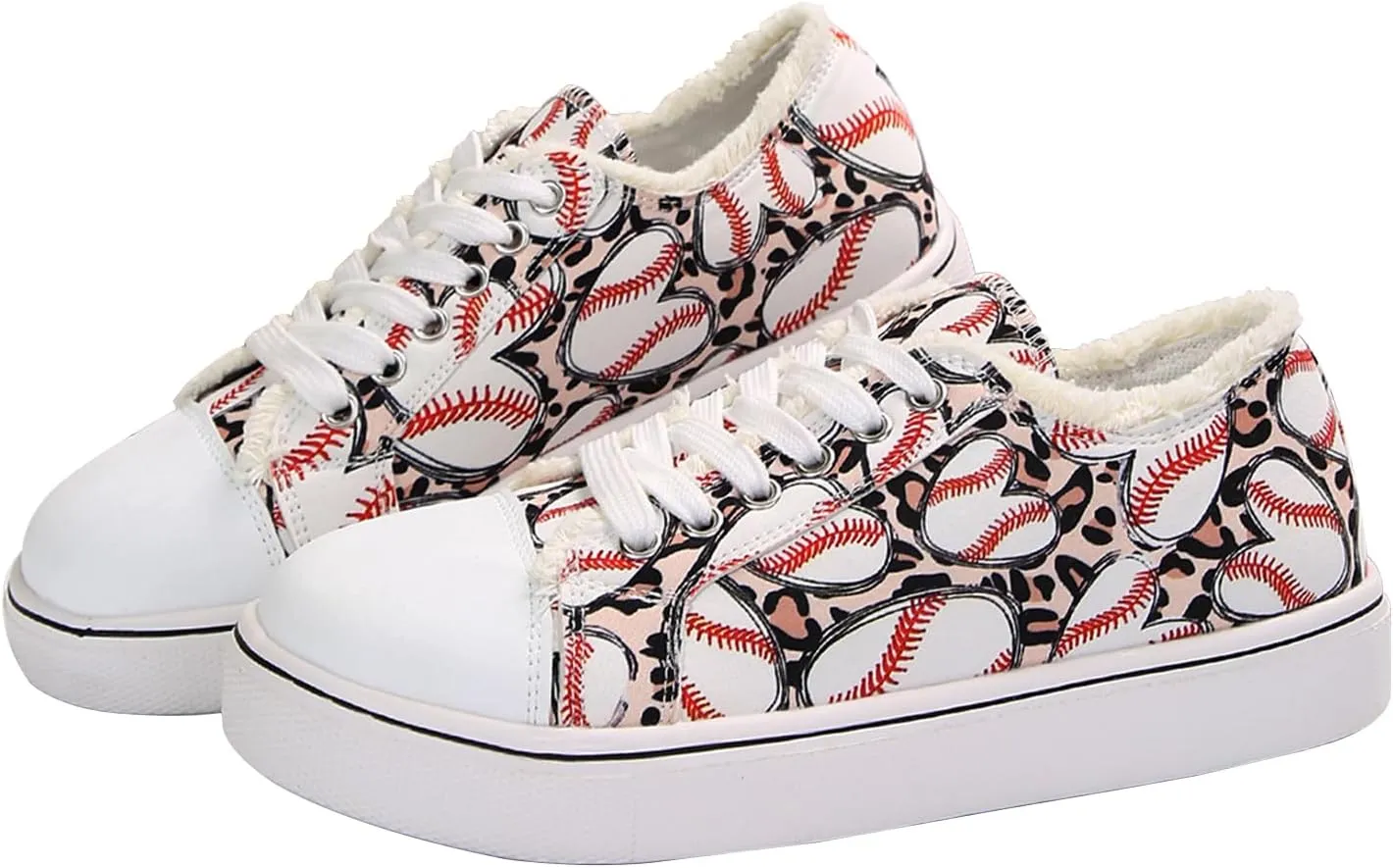 Baseball Shoes Women, Baseball Sneakers Women 2025 for Canvas Sneakers Trendy Casual Walking Shoes Outdoor Walking
