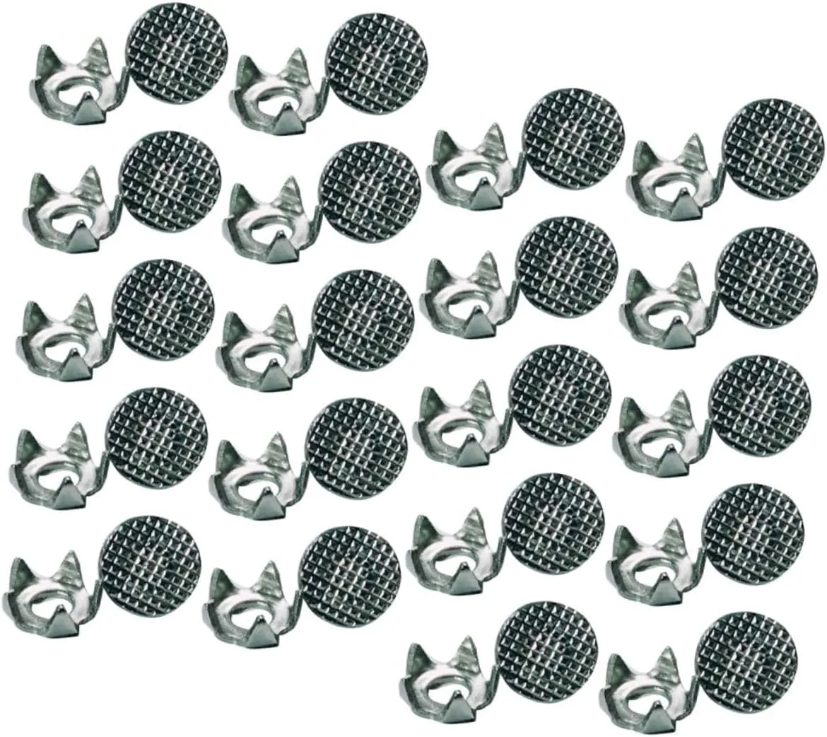 BESTYASH 20pcs Anti-Slip Spikes for Shoes Ice and Snow Traction Stainless Steel Shoes Spikes Climbing and Outdoor Activities