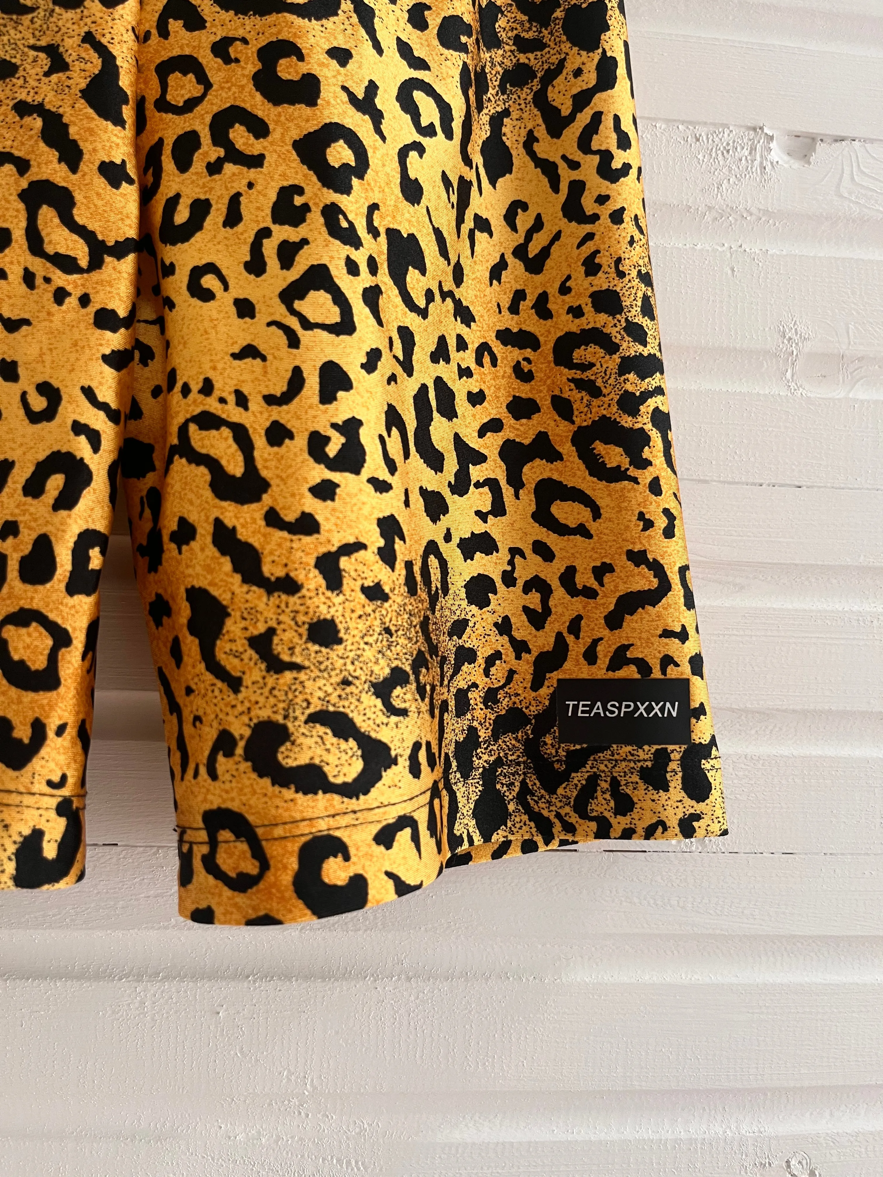 Biker short [ leopard ]  Nylon
