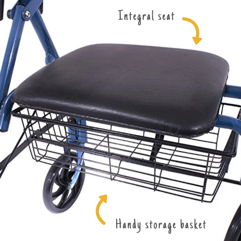 Blue Jay Four Wheel Rollator/Walker