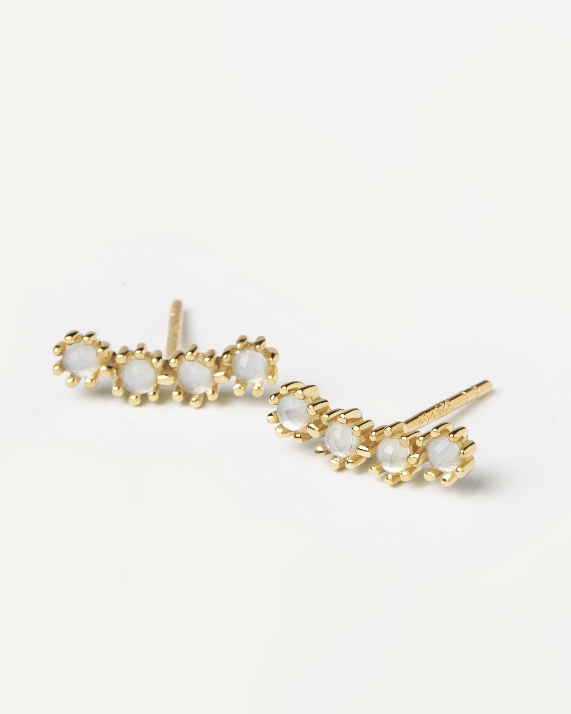 Blue Tide Climbing Earrings