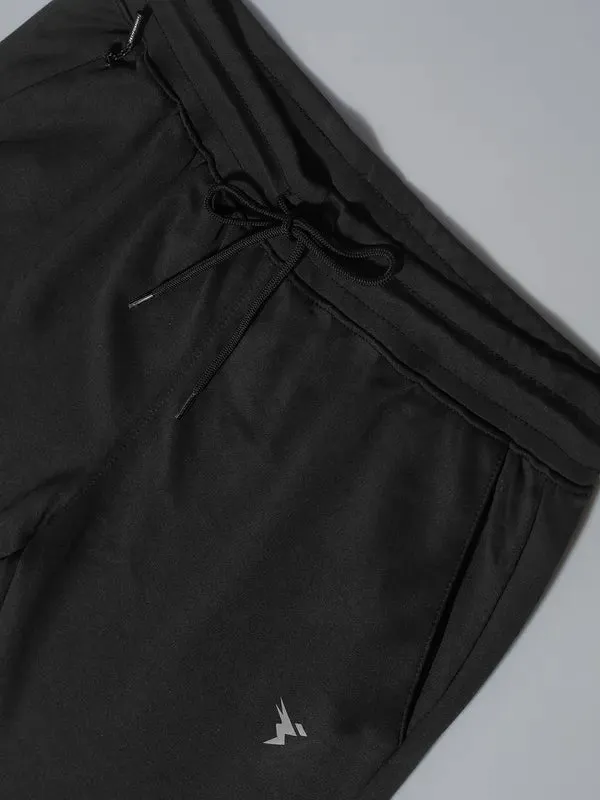 Boys Solid Slim Fit Joggers with TECHNO GUARD