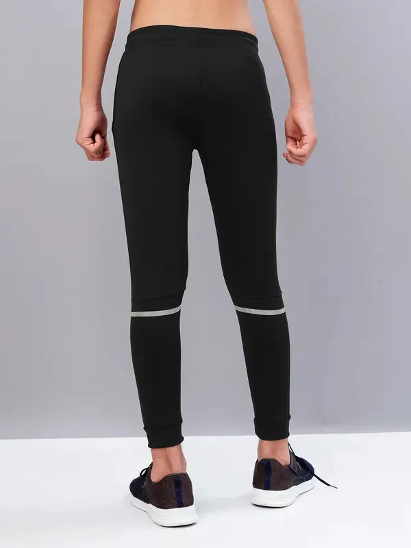 Boys Solid Slim Fit Joggers with TECHNO GUARD