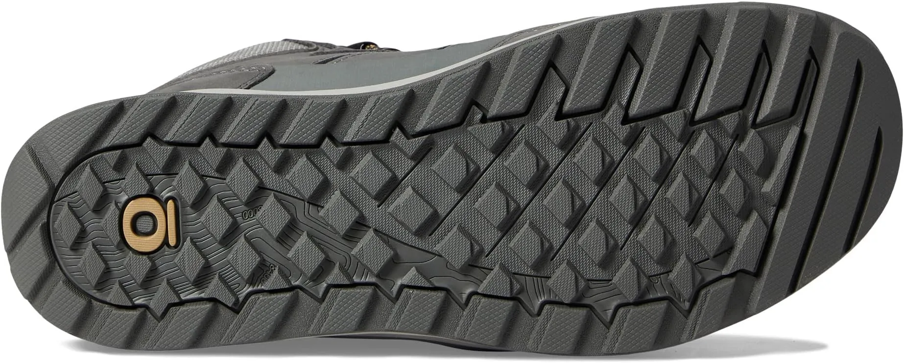 Burke Mid Leather B-Dry Oboz Hiking Shoes, Nimbus Gray