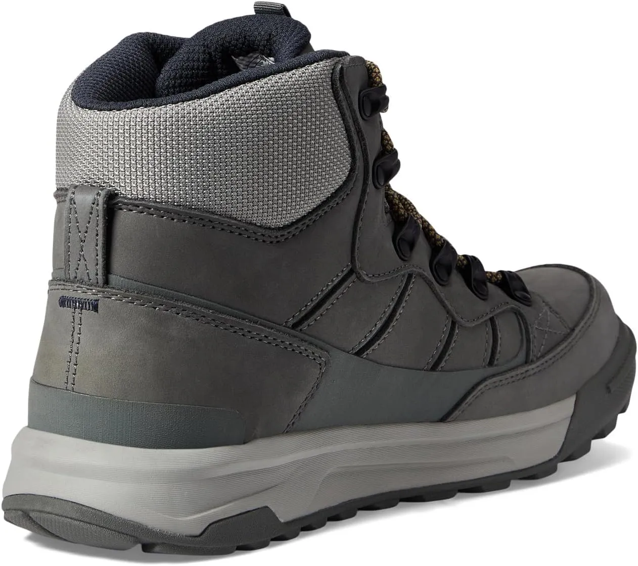 Burke Mid Leather B-Dry Oboz Hiking Shoes, Nimbus Gray
