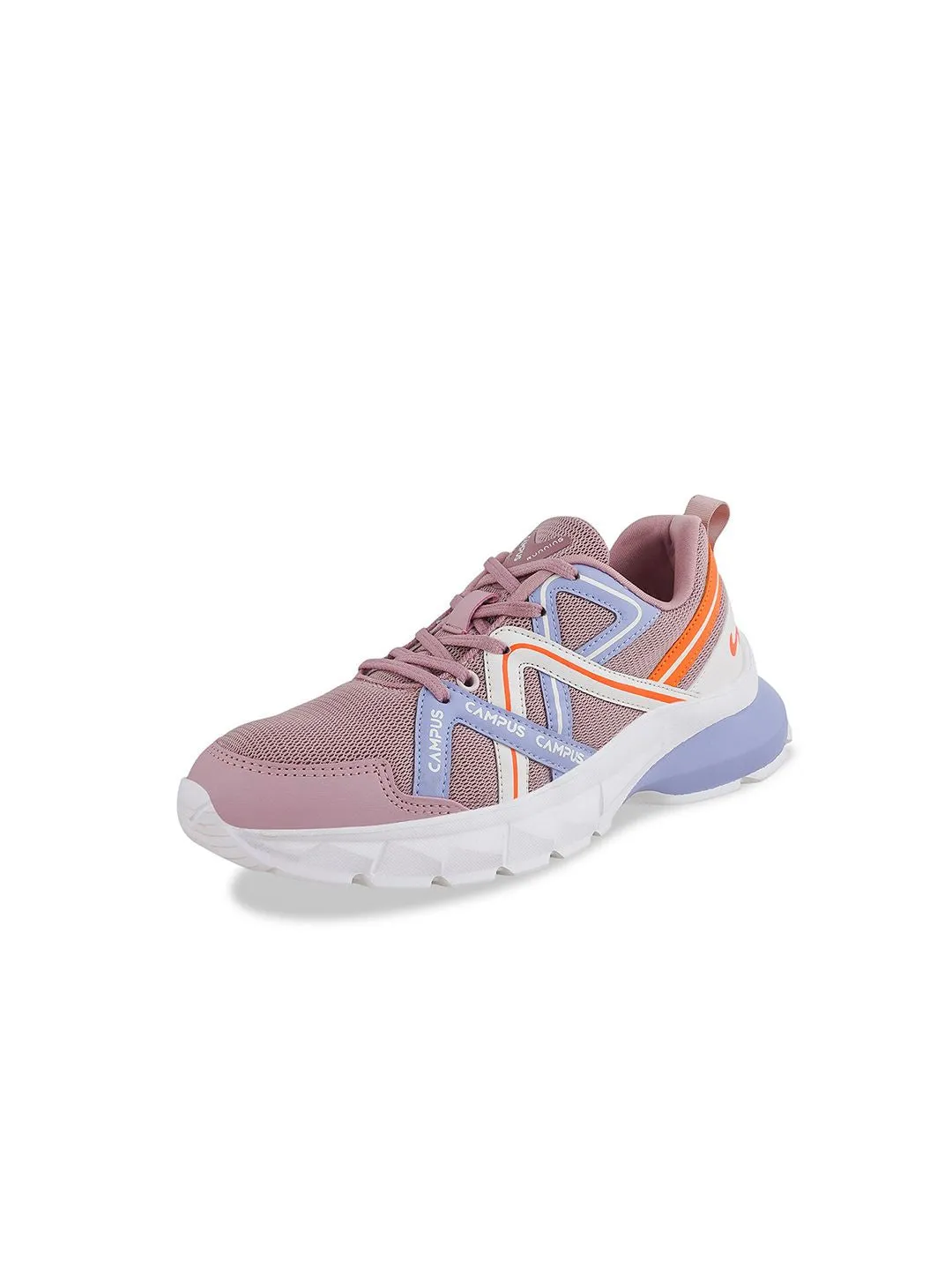 Campus Women Mesh Lace-Up Running Shoes