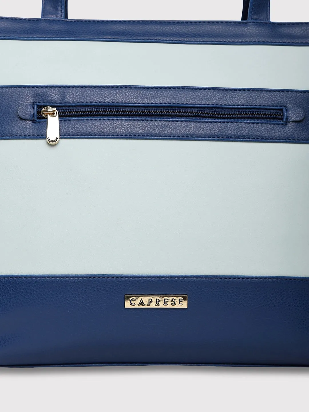 Caprese Marciano Tote Medium Striped Women'S Handbag Navy