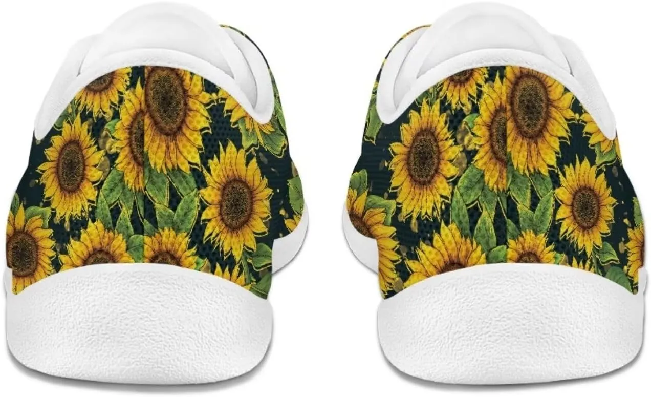 chaqlin Low Cut Tennis Shoes for Women Fashion Running Walking Slip On Sneakers Classic Lace-up Flat Shoe