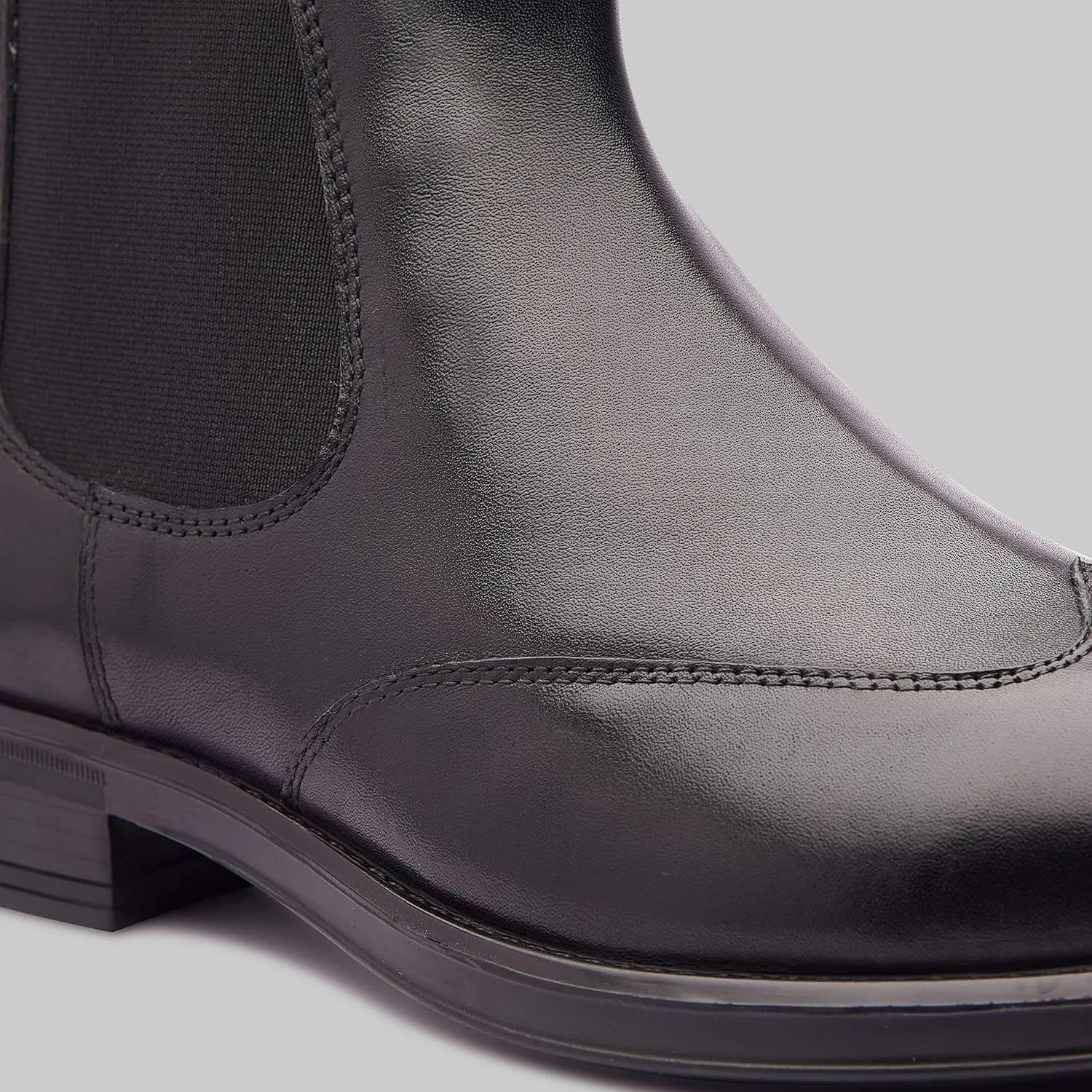 Charles | Genuine Leather Classic Chelsea Boots |Ankle Dress Boot | Formal Slip-on Boot | Rubber Sole