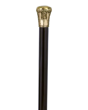 Chased Gold Knob Cane