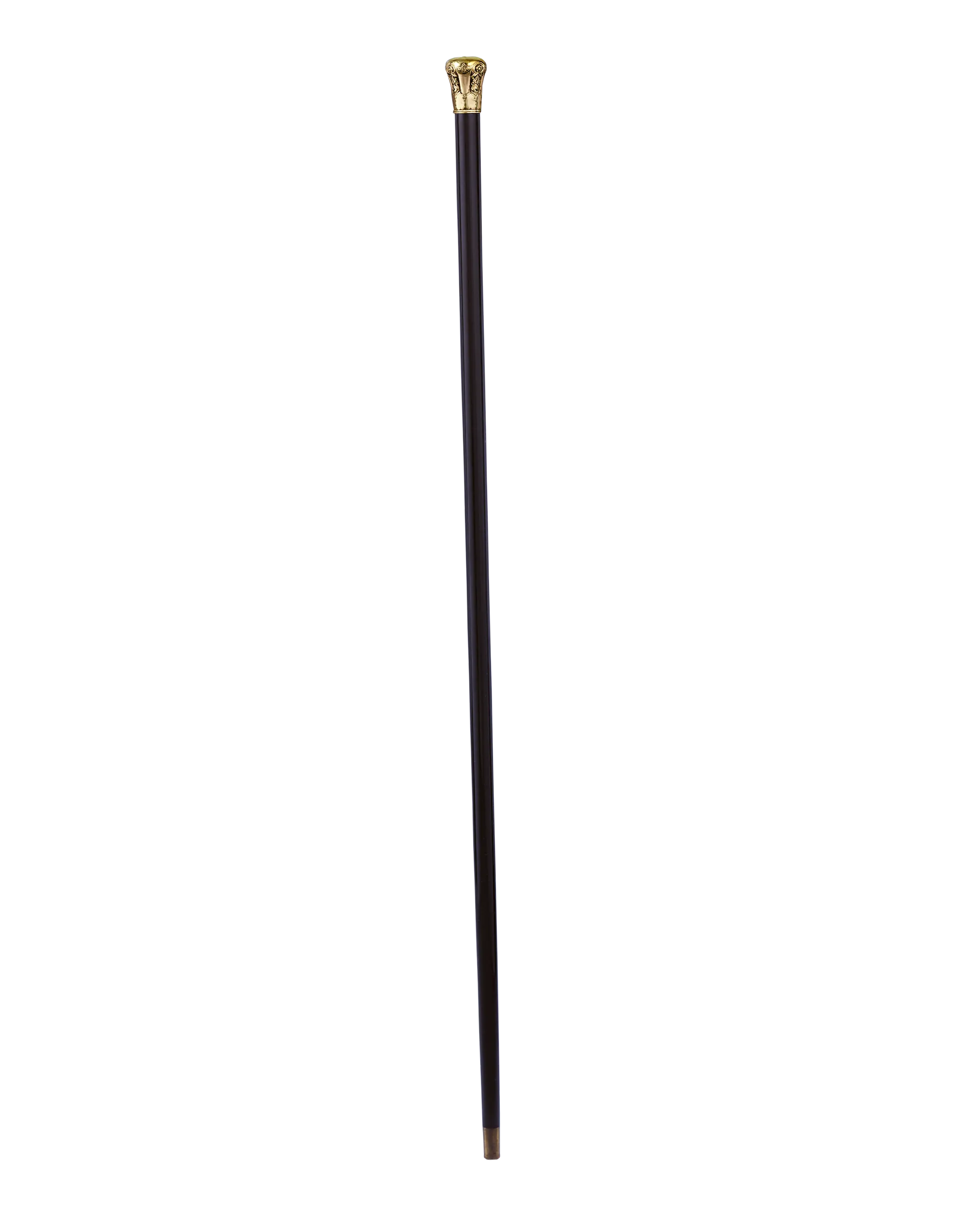 Chased Gold Knob Cane