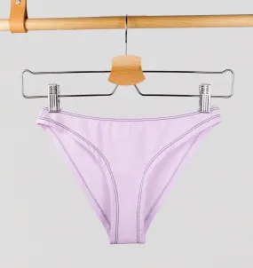 Cotton contour flat seam brief [Lilac]