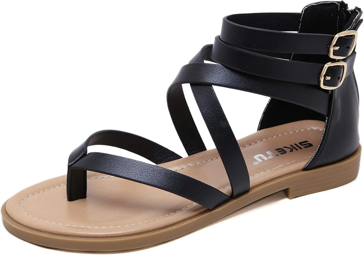 DKCHENH Ethnic Style Women's Summer Casual Vintage Sandals Flat Shoes Outdoor Shoes
