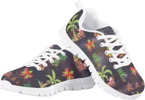 GIFTPUZZ Unisex-Child Climbing Tennis Shoes Running Lace-up Sneaker Breathable Mesh Athletic Sneakers
