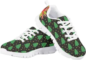 GIFTPUZZ Unisex-Child Climbing Tennis Shoes Running Lace-up Sneaker Breathable Mesh Athletic Sneakers