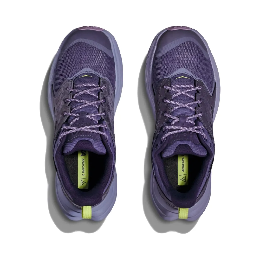 Hoka Women's Anacapa 2 Low GTX Waterproof Hiking Sneaker (Meteor/Cosmic Sky)