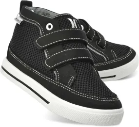 Hurley Kids Toddler and Little Kids Tedd Canvas Sneakers with Straps High Cut Skateboarding Shoes for Boys and Girls, Durable Shoes for School