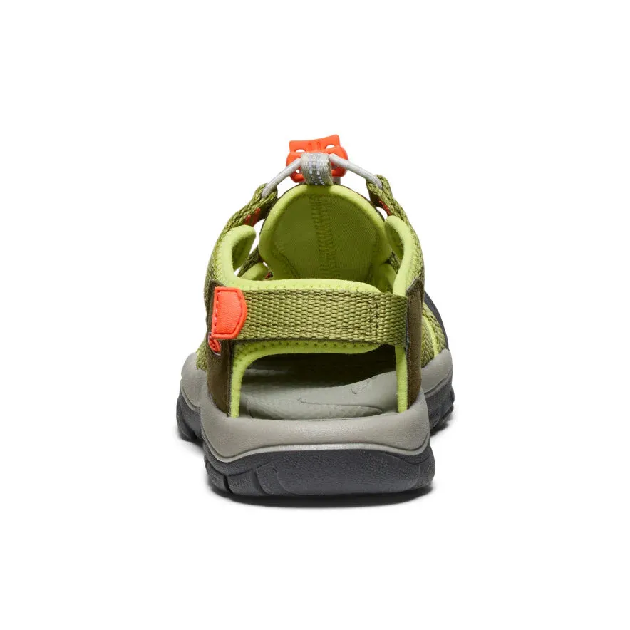 Keen Kids' (Sizes 8-13) Newport Boundless Children's Sandal - Dark Olive/Scarlet Ibis