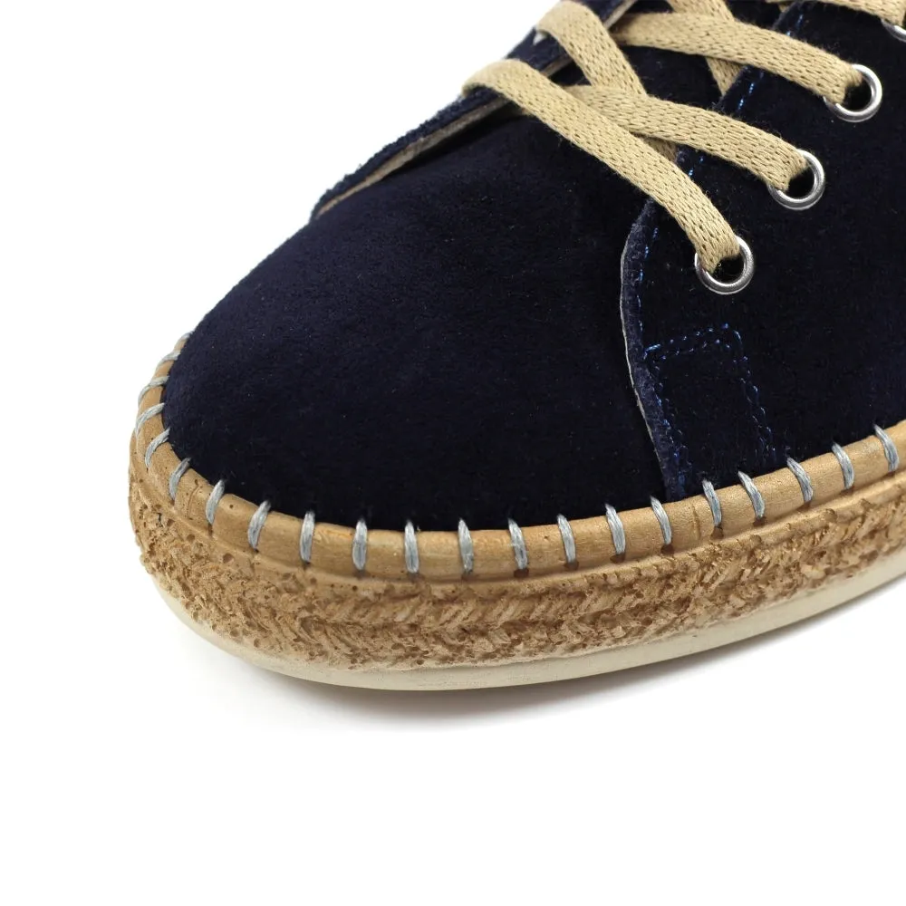 Lazy Dogz Maddison Lace Up Suede Casual Shoe