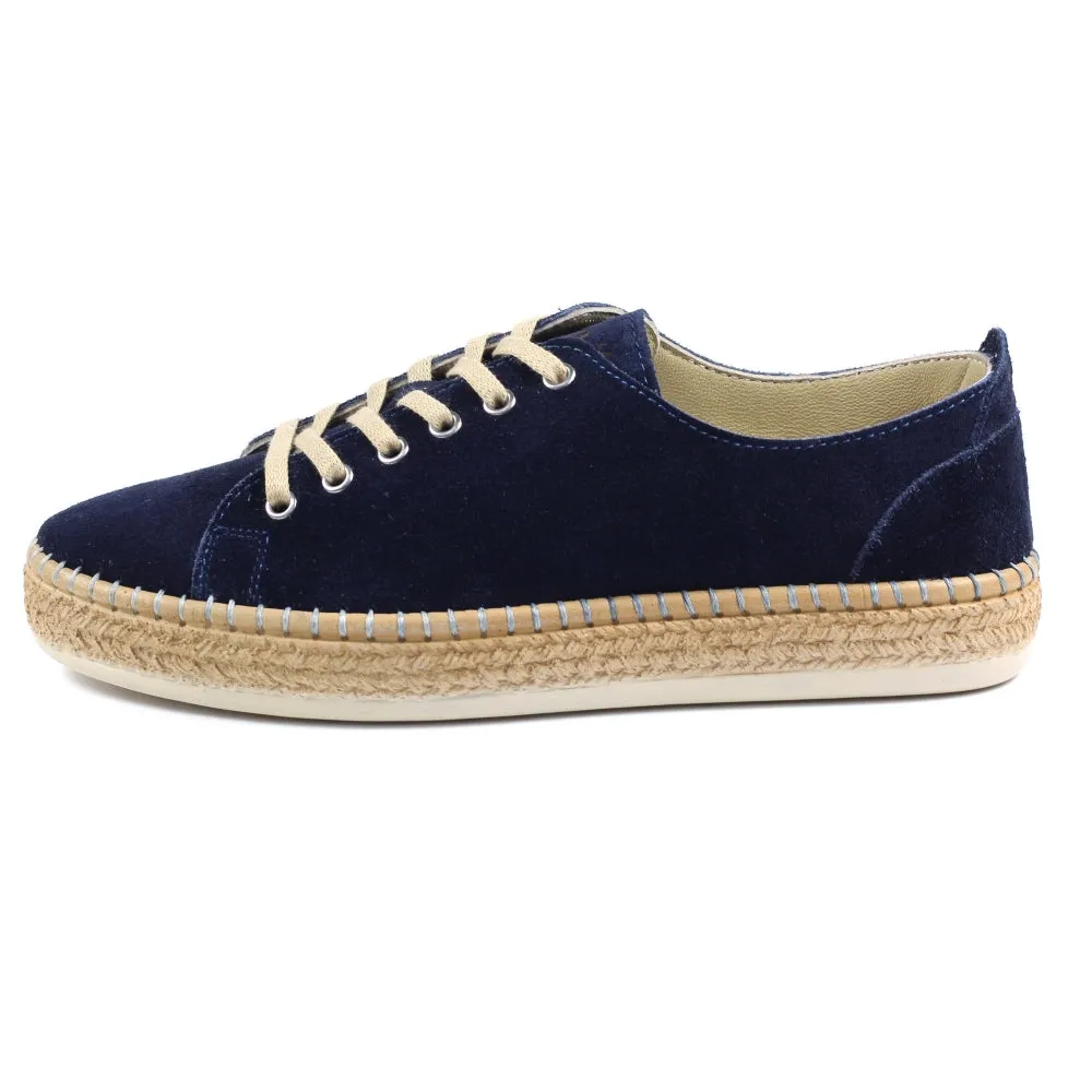 Lazy Dogz Maddison Lace Up Suede Casual Shoe
