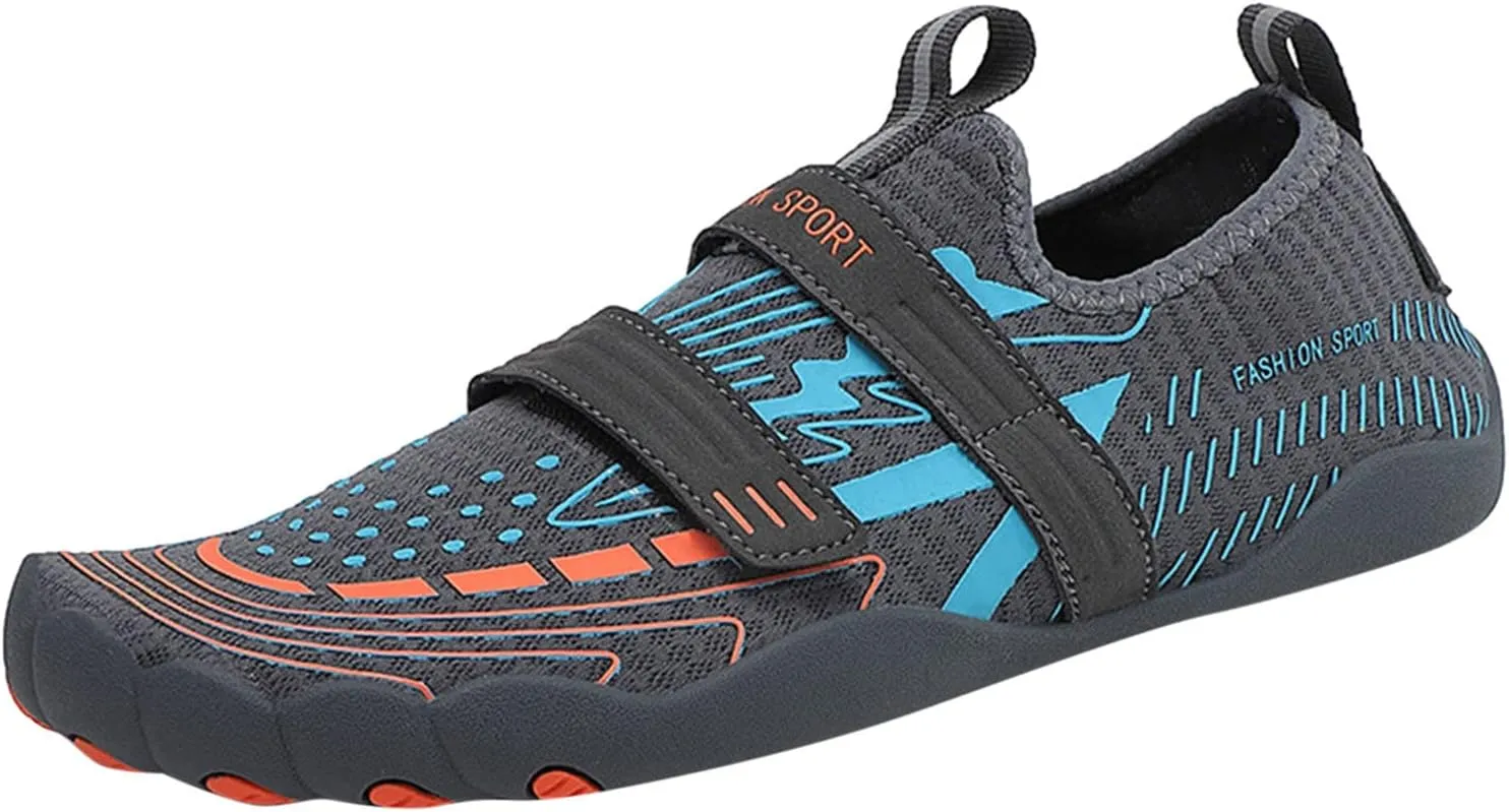 Mens Comfortable Non Slip Wading Shoes Quick Drying Water Sports Shoes Beach Barefoot Shoe for Surfing