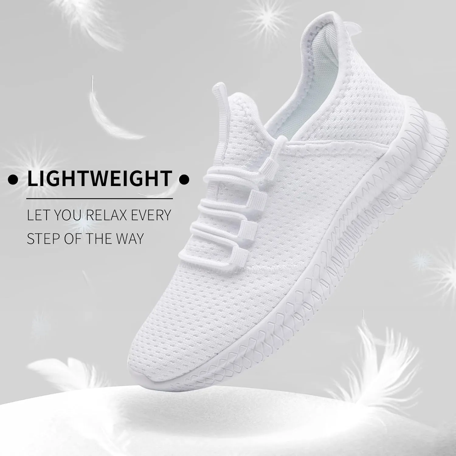 Mens Running Shoes Slip on Tennis Shoes Fashion Sneakers Lightweight Athletic Gym Workout Sneakers Non Slip Walking Sport for Men