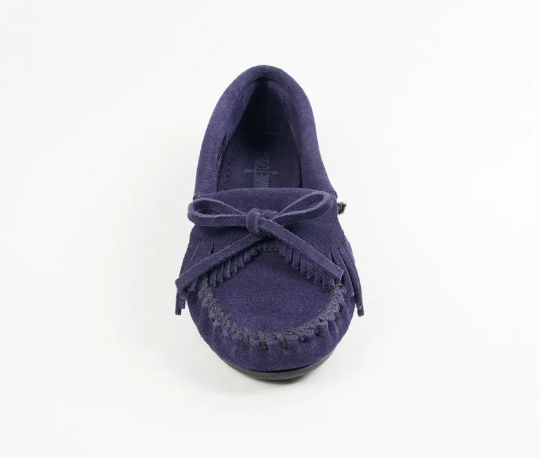 Minnetonka Women's Navy Kilty Hardsole