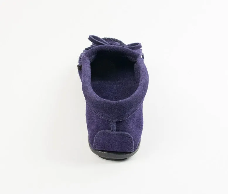 Minnetonka Women's Navy Kilty Hardsole