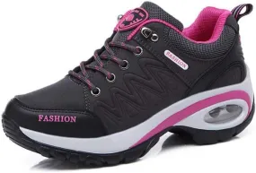 MIOKE Women's Casual Walking Running Sport Shoes Waterproof Non-Slip Trail Backpacking Outdoor Hiking Shoes