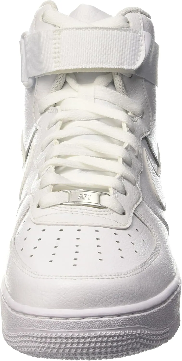 Nike Air Force 1 High '07 Men's Shoes (CW2290-111, White/White)