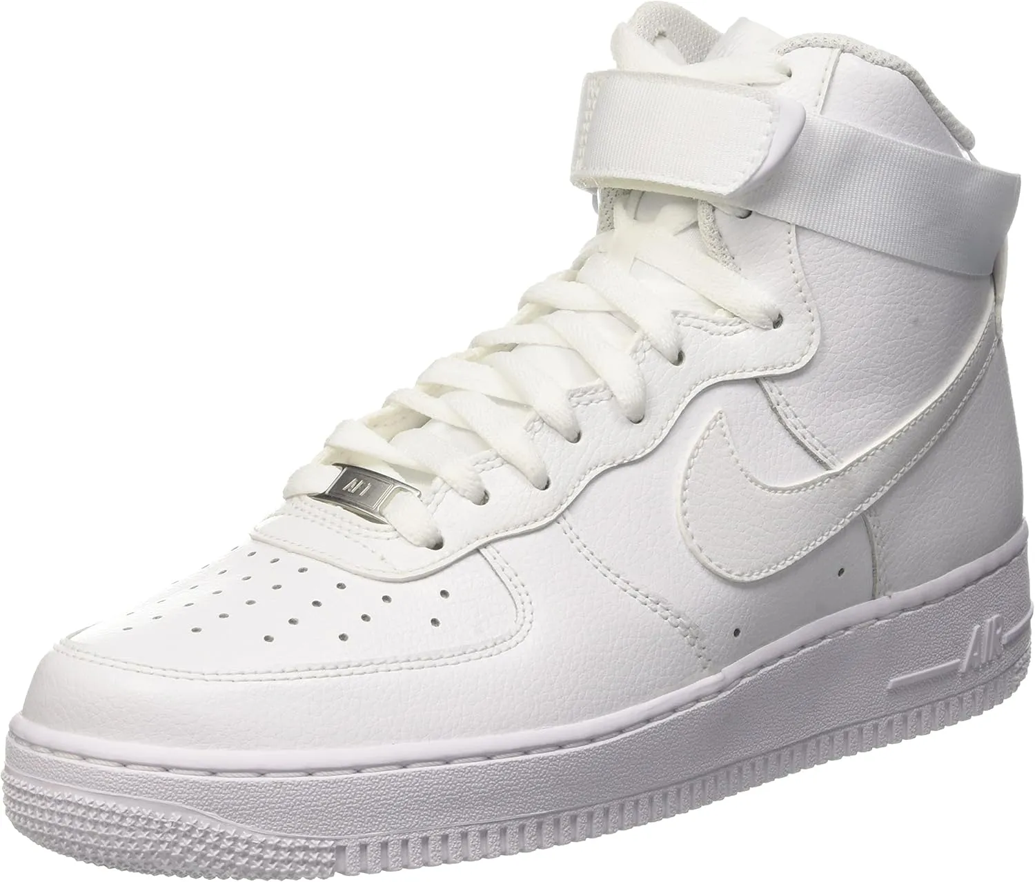 Nike Air Force 1 High '07 Men's Shoes (CW2290-111, White/White)