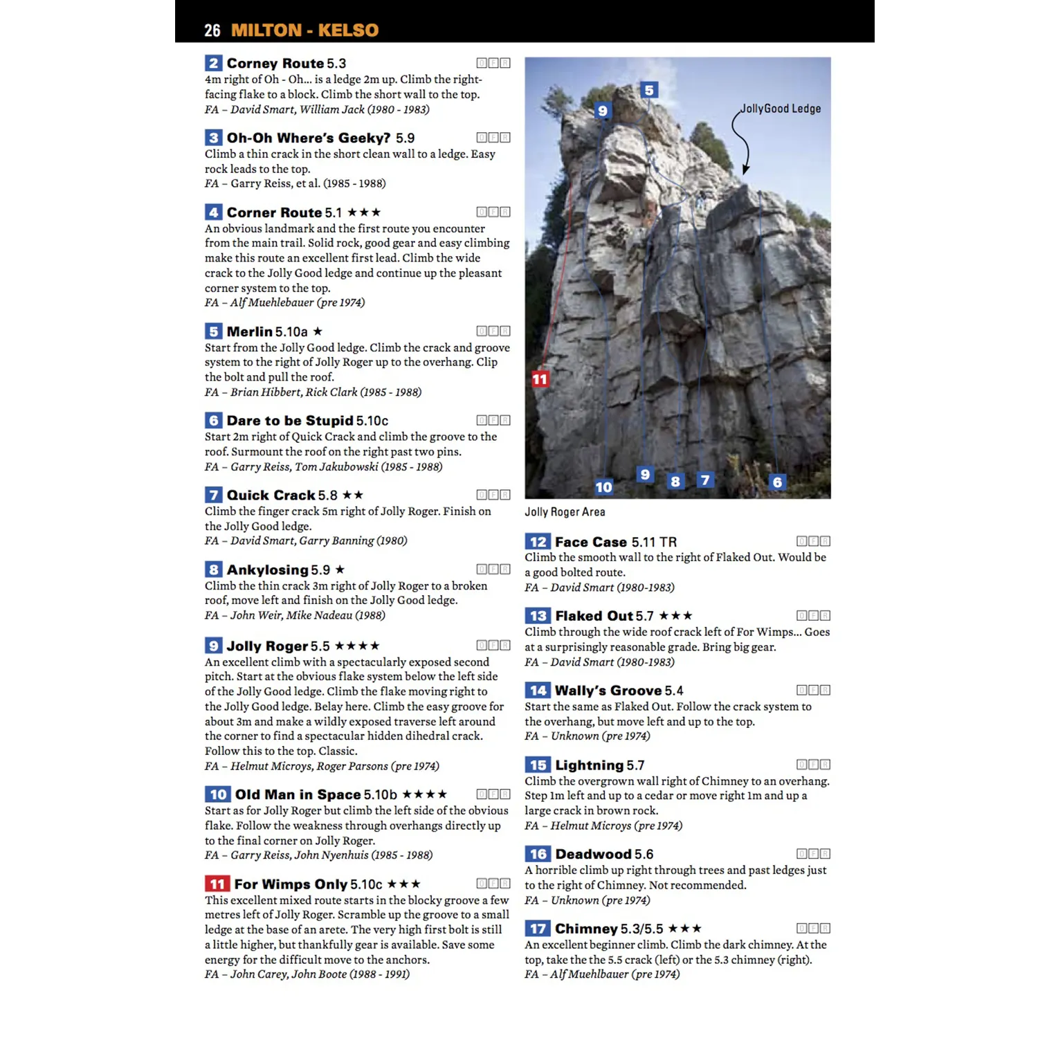 Ontario Climbing: Vol 1 The Southern Escarpment