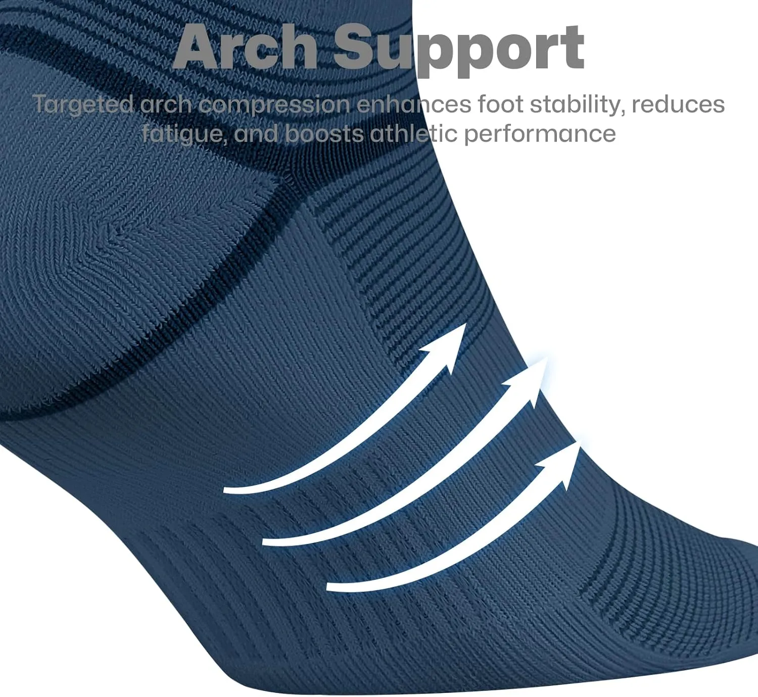PAPLUS Running Athletic Ankle Socks-5 Pairs, Cushioned Low Cut Anti-Blister Sports Socks for Men Women, Hiking, Walking