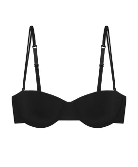 sheer tactel balconette bra