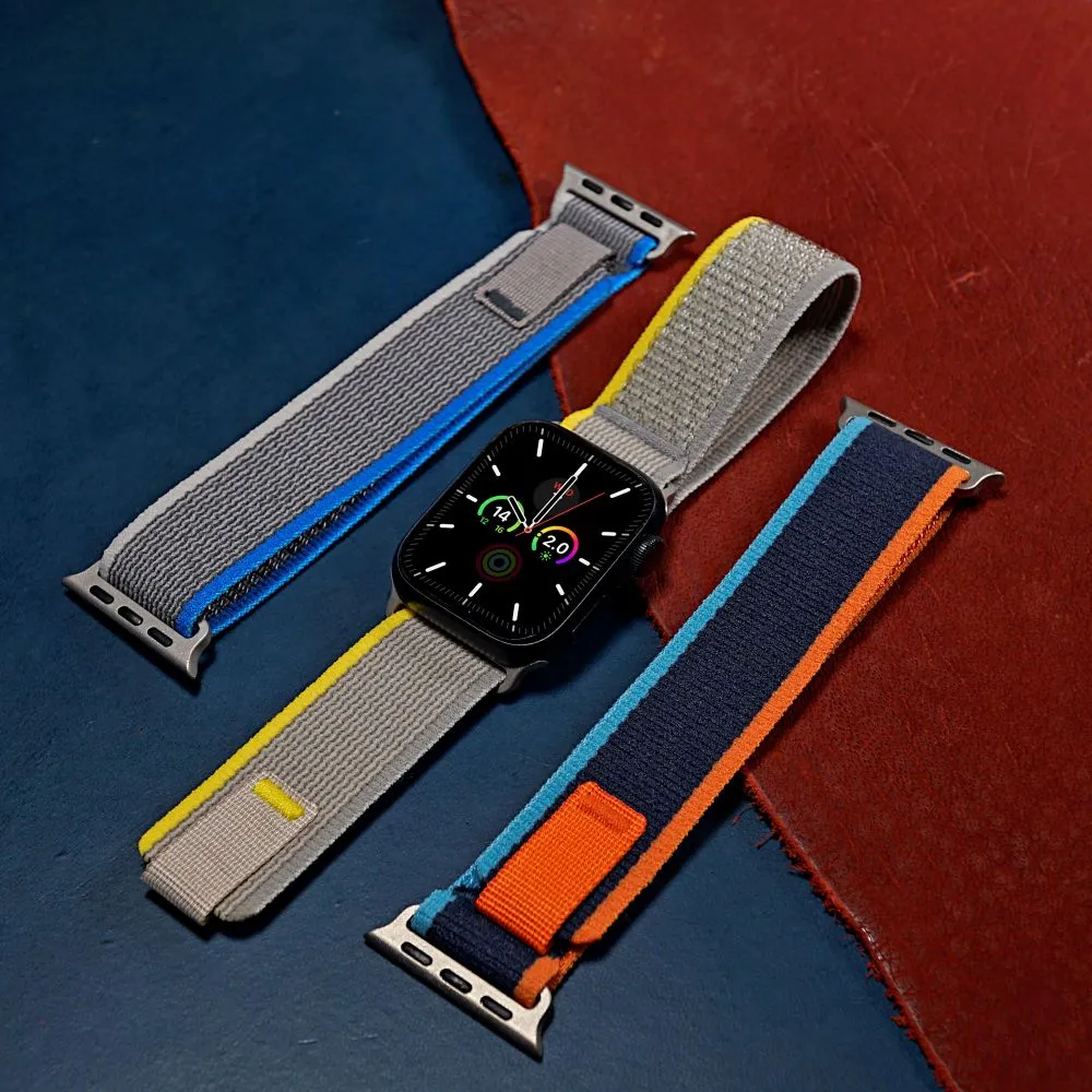 Trail Nylon Strap in Light Grey (Apple Watch)
