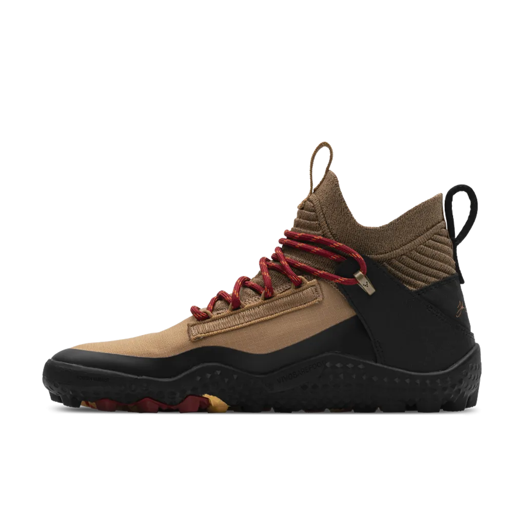 Vivobarefoot Womens JJF Magna Lite Water Resistant Superior Grip Bone Brown Shoes